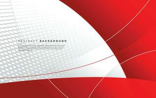 red and white modern abstract background design vector