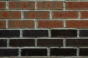 Texture background of bricks with lines photo