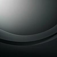 Modern gradient gray background with wave effect. Generative AI photo