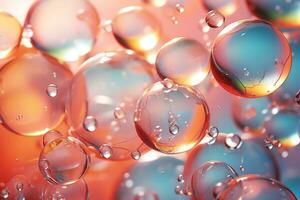 Crystal Bubbles bubbles, AI Generated photo