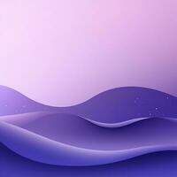 Purple abstract background with the effect of waves, lines, fog. Gradient, design, place for text. Generative AI photo