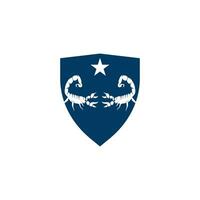 Scorpion icon and symbol vector template