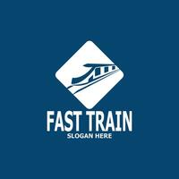 Fast Train icon Logo Vector Template