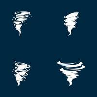 tornado logo símbolo vector ilustración diseño