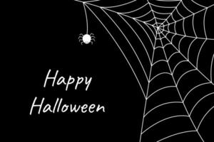 Spider web background vector