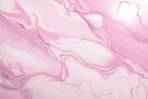 Pink marble, texture, background, surface design, banners, empty space for text and advertising. Generative AI photo