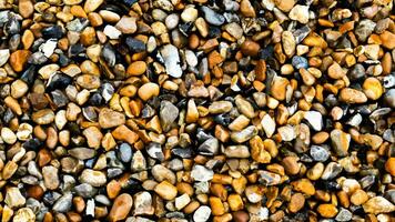 Gritty Texture of Gravel and Stones photo