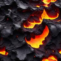Ai generated content. Inferno Unleashed The Fiery Power of a Volcanic Eruption photo