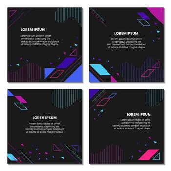 resumen y moderno geométrico antecedentes conjunto vector