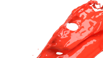 The Blood splash  png image 3d rendering