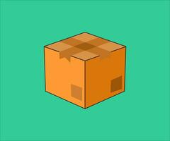 Closed Box illustration Vector