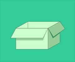 Open Box illustration Vector