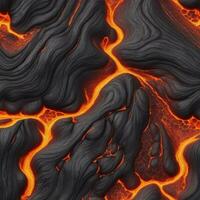 Ai generated content. Inferno Unleashed The Fiery Power of a Volcanic Eruption photo