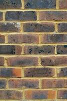 texture background of red brick wall photo