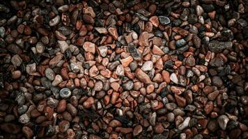 Gritty Texture of Gravel and Stones photo