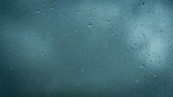 rain water drops on glass photo