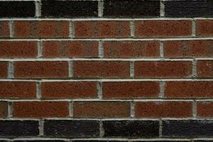 Texture background of bricks with lines photo