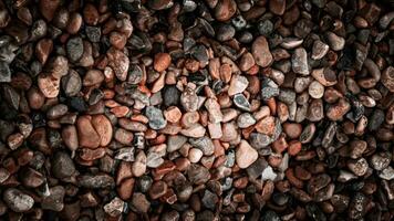 Gritty Texture of Gravel and Stones photo