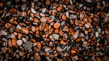 Gritty Texture of Gravel and Stones photo