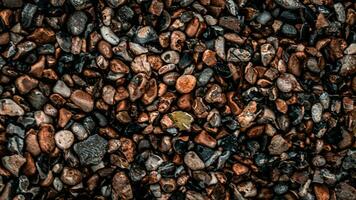 Gritty Texture of Gravel and Stones photo