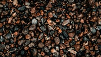 Gritty Texture of Gravel and Stones photo