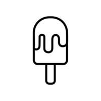 Ice cream icon on white background. vector