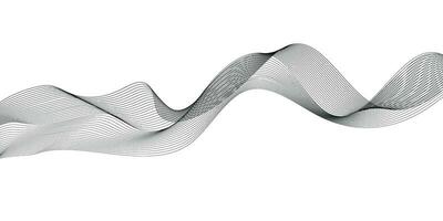 Wave Line. Wave Line Background. Black Line with White Background. Curved Wavy Line. Abstract Wave Background with Black and White Lines. Abstract Wave Background Vector Illustration.