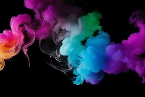 Smoke texture background. AI Generative Pro Photo