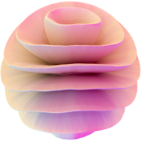 abstrait rose perle y2k forme png