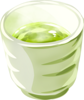 bebida de té verde png