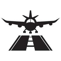 aeropuerto icono logo vector diseño modelo ilustración