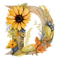 floral carta d em transparente fundo png