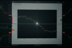 visualizante financiero actuación regreso lucro ganancia y pérdida. ai generado. foto