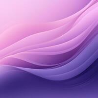 Purple abstract background with the effect of waves, lines, fog. Gradient, design, place for text. Generative AI photo