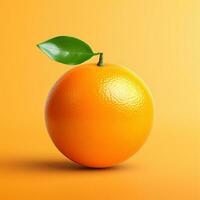 Image of orange, delicious healthy fruit. Generative AI photo