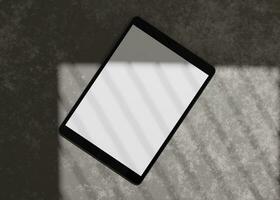 Front View Tablet Mockup photo