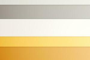 Abstract geometric gray yellow background with stripes. Generative AI photo