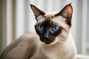 Popular Cat Portraits. Stunning photo of popular pet cat breeds. Ai Generative