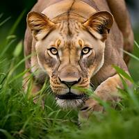 Lioness sharp image. Ai Generative photo