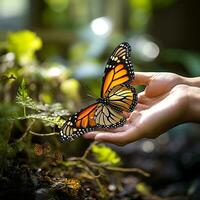Fluttering Beauty. Elevating Your Brand with Butterfly Photography photo