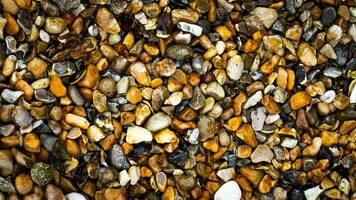 Gritty Texture of Gravel and Stones photo