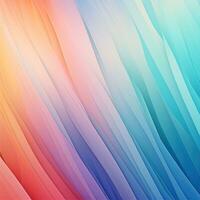 Multicolored gradient background. Abstract lines, waves, liquid effect, plastic, fabric. Banner, poster, wallpaper. Generative AI photo