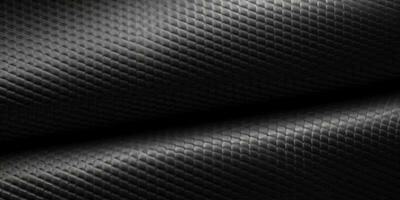 Carbon Fiber Texture Background. Black Rubber Texture Background. Generative AI photo