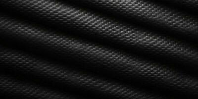 Carbon Fiber Texture Background. Black Rubber Texture Background. Generative AI photo