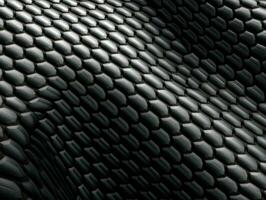 Carbon Fiber Texture Background. Black Rubber Texture Background. Generative AI photo