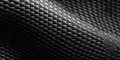 Carbon Fiber Texture Background. Black Rubber Texture Background. Generative AI photo