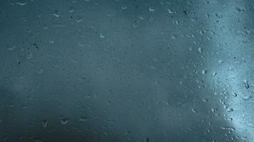 rain water drops on glass photo