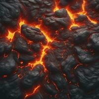 Ai generated content. Inferno Unleashed The Fiery Power of a Volcanic Eruption photo