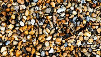 Gritty Texture of Gravel and Stones photo