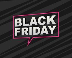 Black friday modern background sale with abstract brush stroke vector